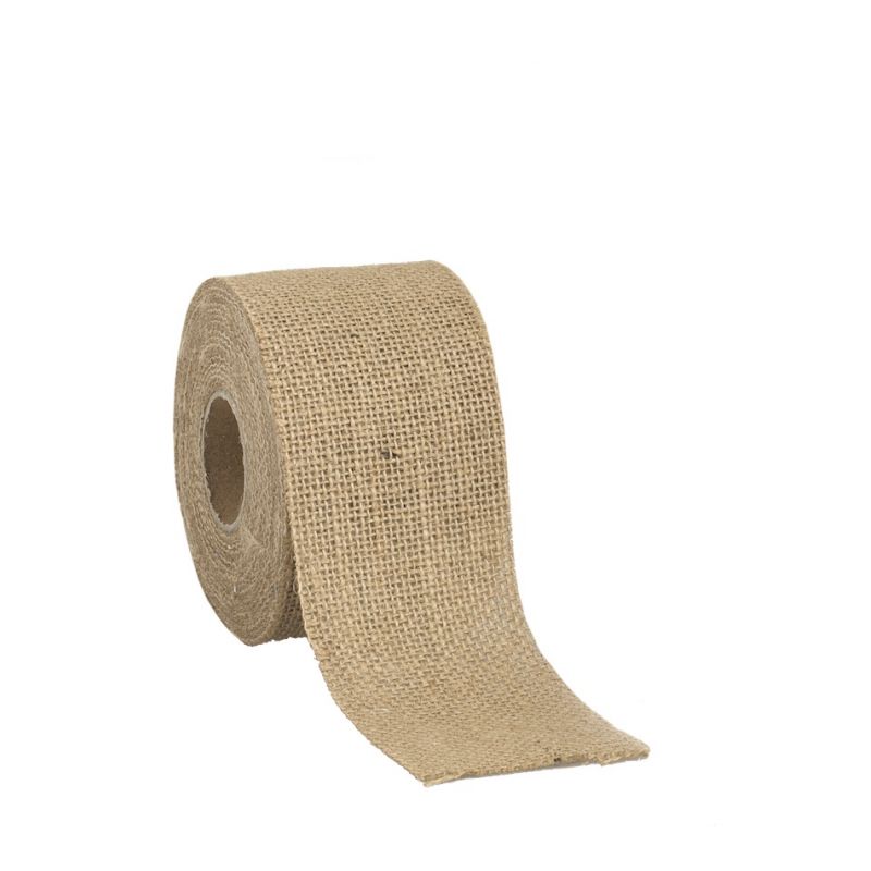 Lininė natūrali pinta juosta Juta 70 mm