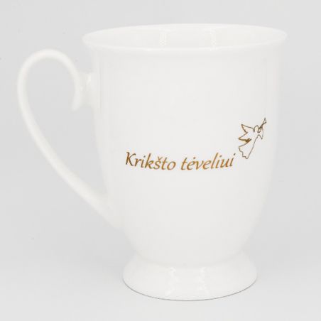 Puodelis Krikšto Tėveliui Puodelis Krikšto Tėveliui