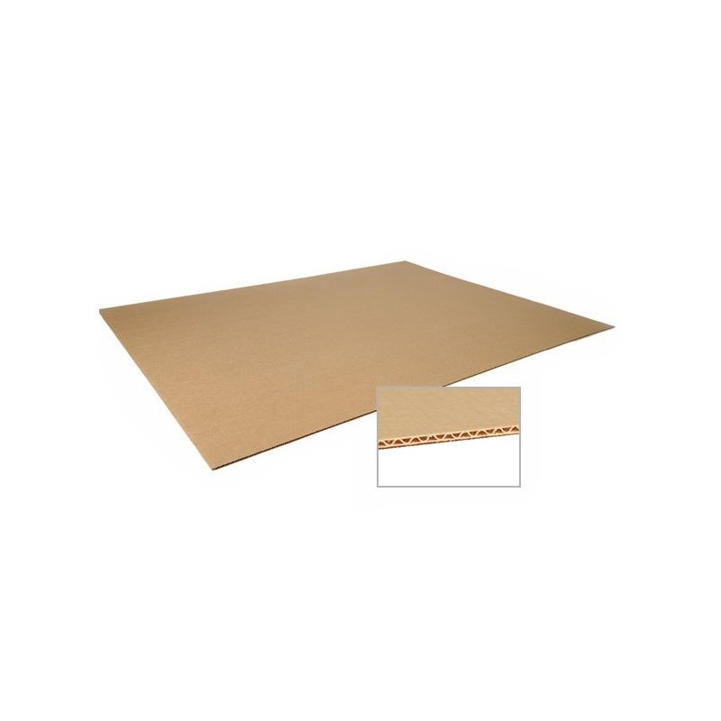 Gofruotas kartonas lakštais 1000x1500mm