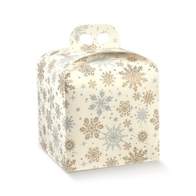 Kalėdinė dėžutė Portapanettone su rankenėle