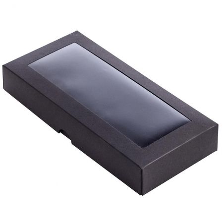 Dėžutė juoda iš kartono su langeliu 200 x 90 x 30 mm Dėžutė juoda iš kartono su langeliu 200 x 90 x 30 mm