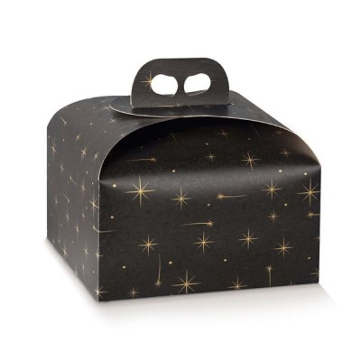 Dėžutė Kalėdinė Portapanettone su rankenėle