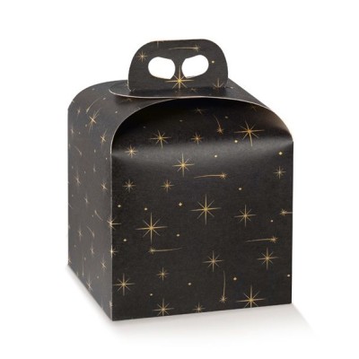 Dėžutė Kalėdinė Portapanettone su rankenėle