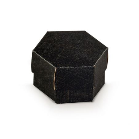 Dėžutė šešiakampė juoda