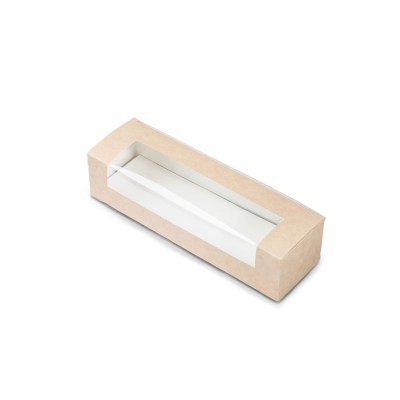 Dėžutė Eco Baguette su skaidriu langeliu
