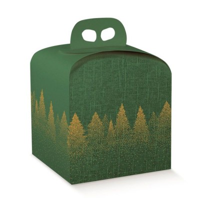 Kalėdinė dėžutė Portapanettone su rankenėle