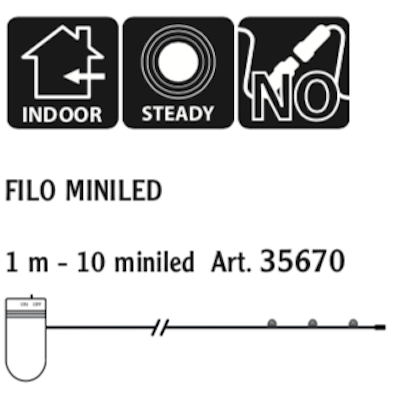 LED lemputės Filo Miniled